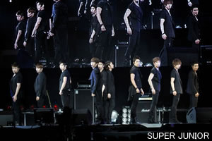 SMTOWN LIVE in TOKYOSUPER JUNIOR<br />