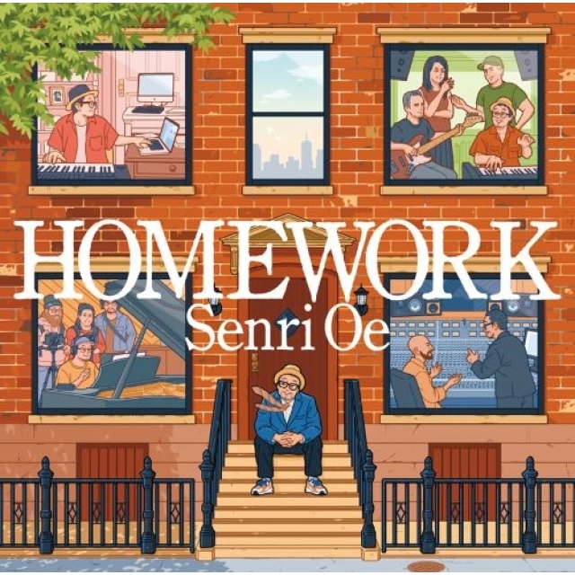 大江千里、3年ぶりのニュー・アルバム『HOMEWORK』のジャケット&予約特典公開