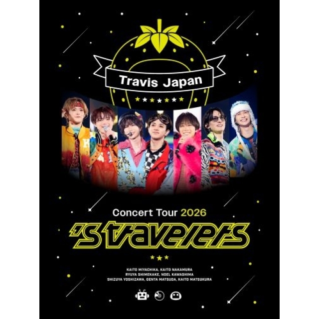 Travis Japan、最新映像作品のジャケット写真&グッズヴィジュアル公開