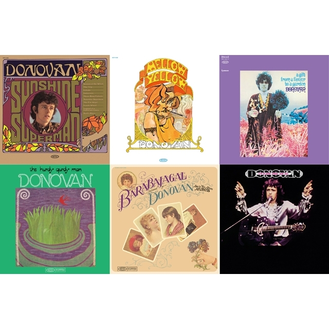 ドノヴァン、60年代の名盤5作と『ライヴ・イン・ジャパン1973』が紙ジャケで再発