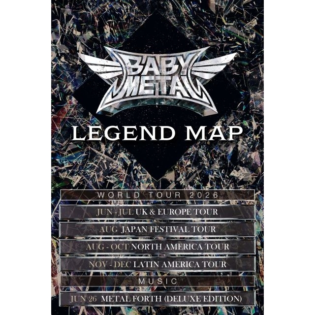 BABYMETAL、「FOX DAY」に2026年の活動予定が発表 デラックス・アルバム全世界リリース決定