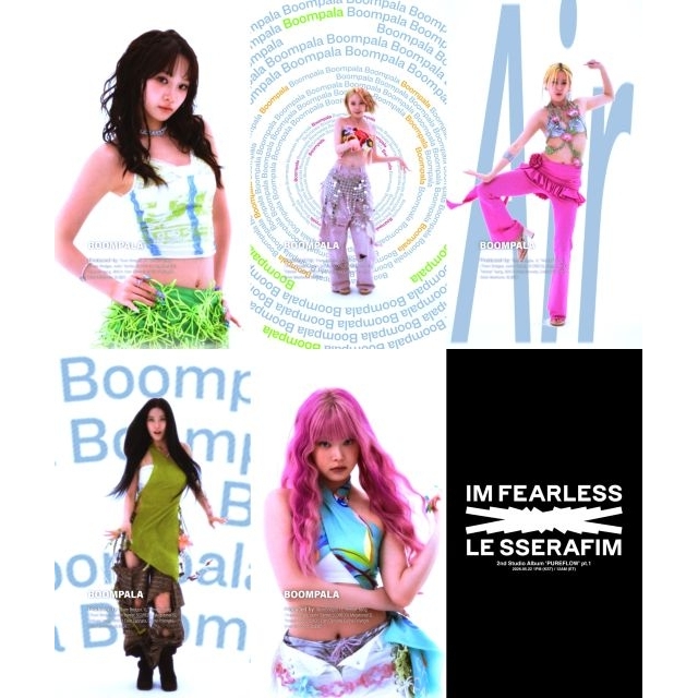 LE SSERAFIM、中毒性の高い「BOOMPALA」プレビューを公開 グローバルヒット曲誕生の予感