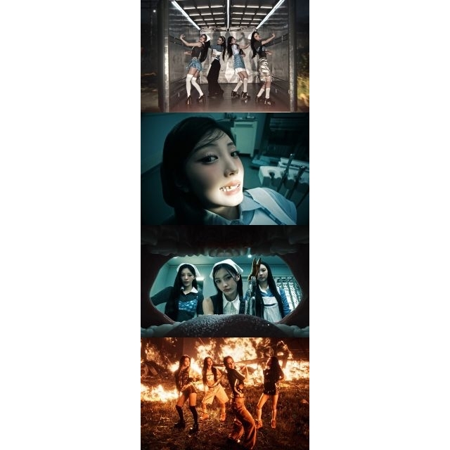 LE SSERAFIM、ILLIT、KATSEYEによるコラボ曲「ICONIC BY MISTAKE」MV公開