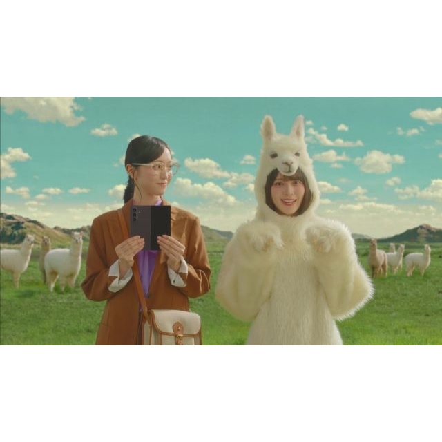 ソフトバンクのCM「アルパカ族・高原にて」篇に出演している女性は?